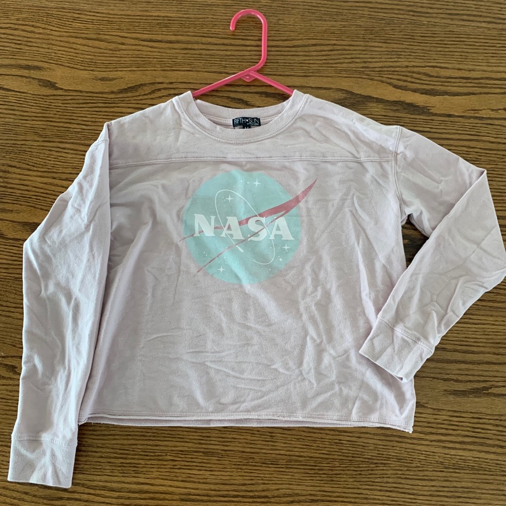 Nasa cropped sweatshirt!